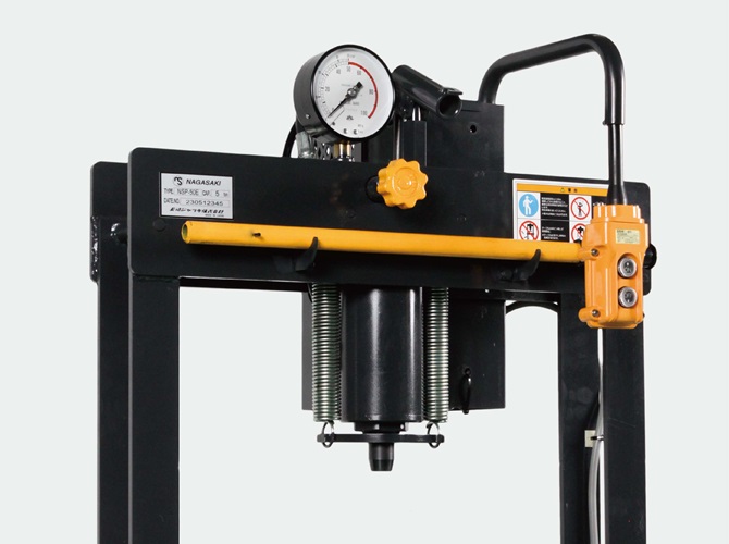 10ton卓上油圧矯正プレス 卓上タイプ | 製品情報 | 長崎ジャッキ  
